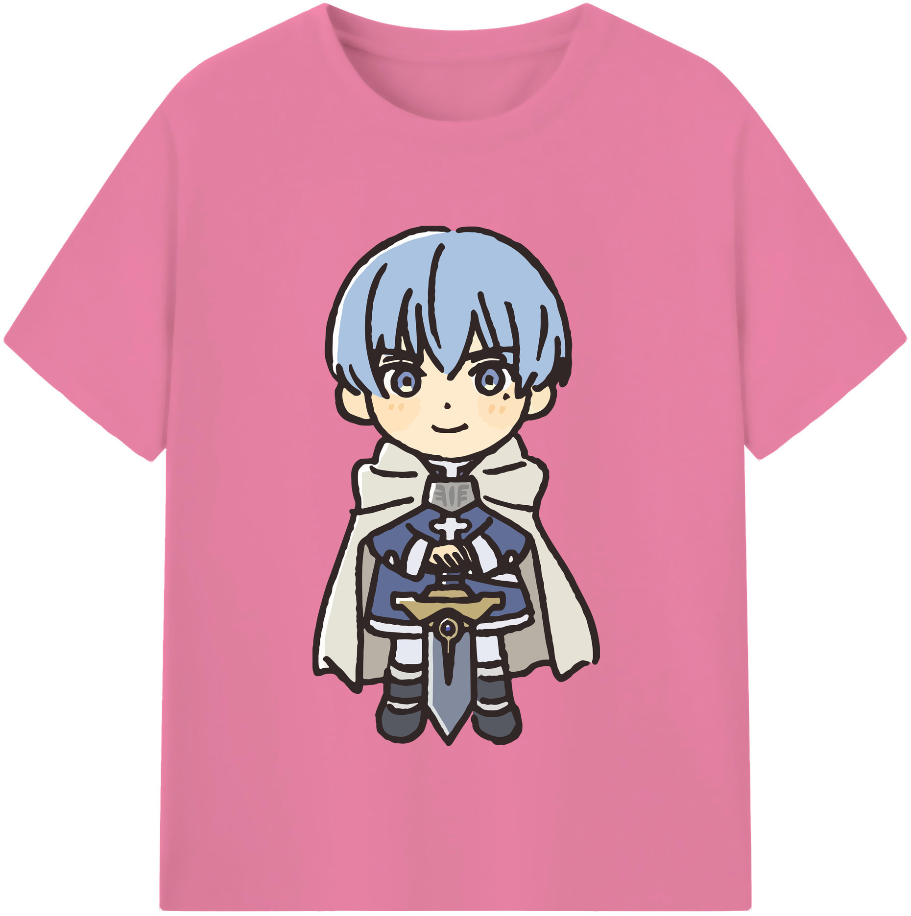 （画像用） 葬送のフリーレン Frieren 綿100％半袖Tシャツ（フロントプリント）